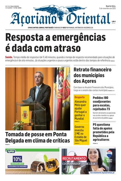 Açoriano Oriental – 5/11/2025