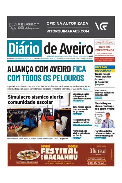 Diário de Aveiro – 6/11/2025