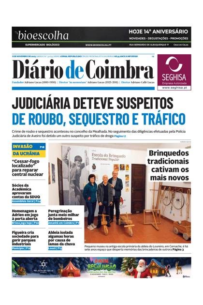 Diário de Coimbra – 8/11/2025