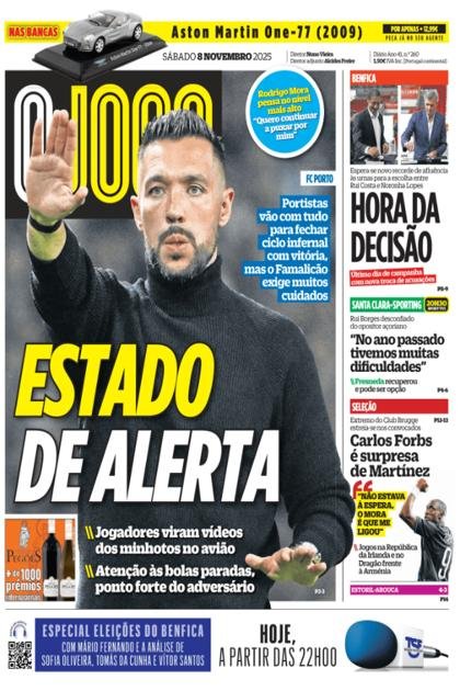 O Jogo – 8/11/2025