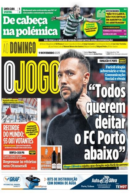 O Jogo – 9/11/2025