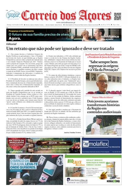 Correio dos Açores – 9/11/2025