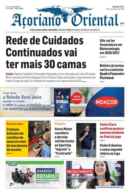 Açoriano Oriental – 10/11/2025
