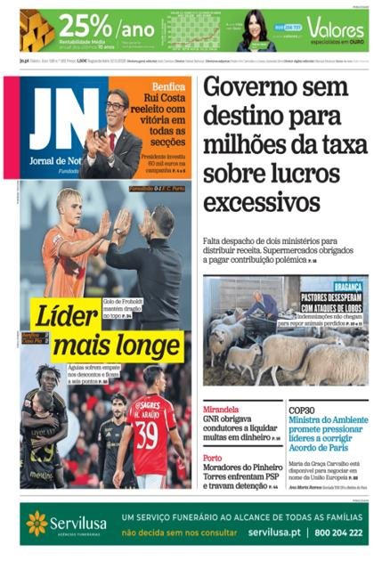 Jornal de Notícias – 10/11/2025