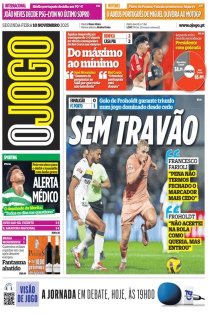 O Jogo – 10/11/2025
