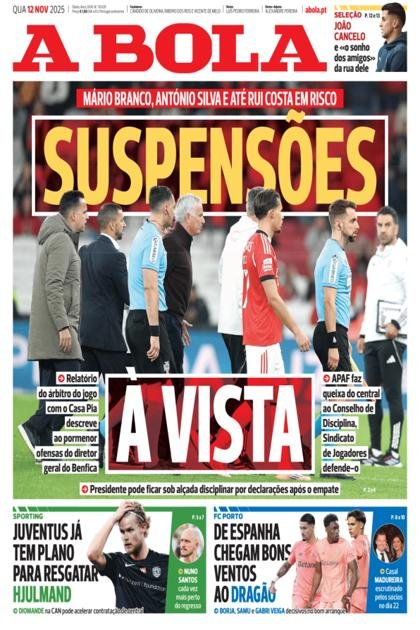 A Bola – 12/11/2025