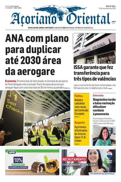 Açoriano Oriental – 12/11/2025