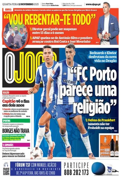 O Jogo – 12/11/2025