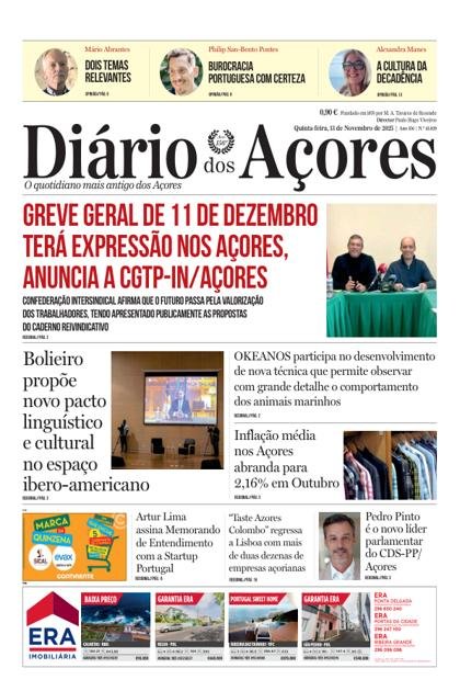 Diário dos Açores – 13/11/2025