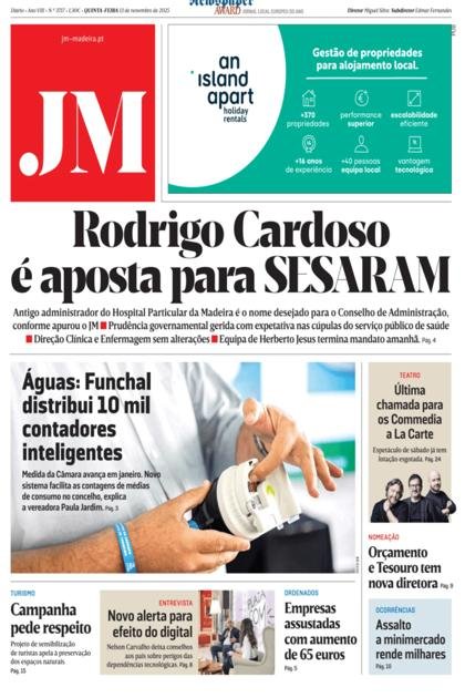 Jornal da Madeira – 13/11/2025