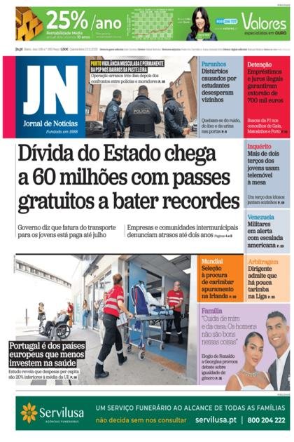 Jornal de Notícias – 13/11/2025