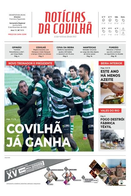 Notícias da Covilhã – 13/11/2025