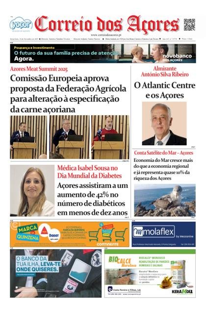 Correio dos Açores – 14/11/2025