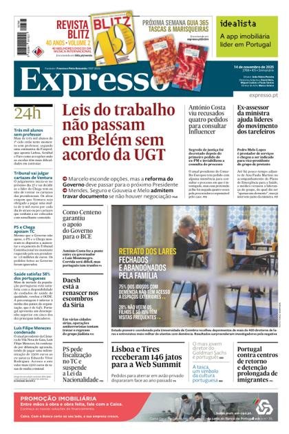 Expresso + Ideias + Economia + Golfe + E – 14/11/2025