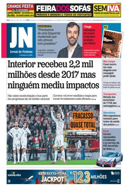Jornal de Notícias – 14/11/2025