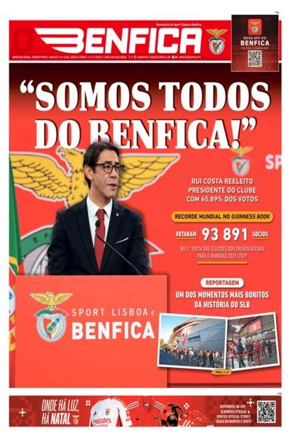 O Benfica – 14/11/2025