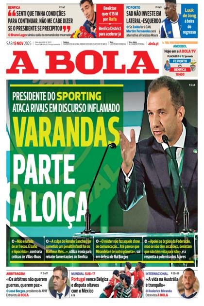 A Bola – 15/11/2025