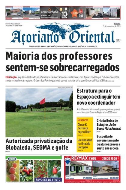 Açoriano Oriental – 15/11/2025