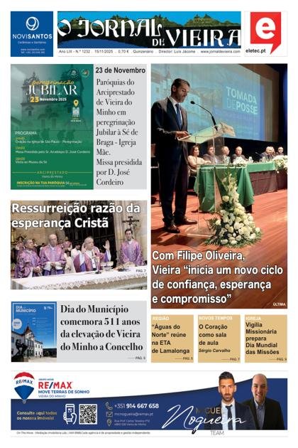 O Jornal de Vieira – 15/11/2025