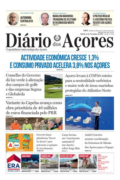 Diário dos Açores – 15/11/2025