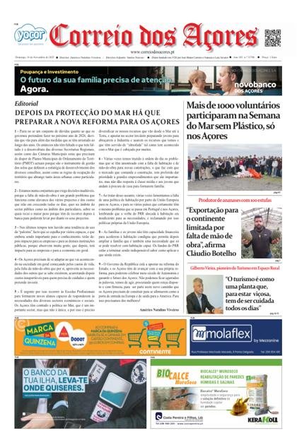 Correio dos Açores – 16/11/2025