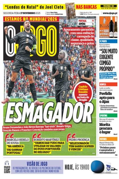 O Jogo – 17/11/2025