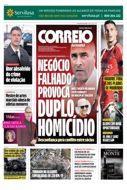 Correio da Manhã – 18/11/2025