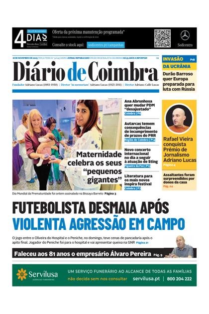 Diário de Coimbra – 18/11/2025