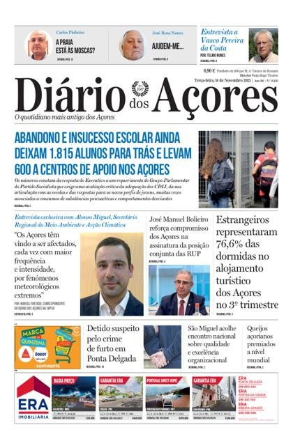 Diário dos Açores – 18/11/2025