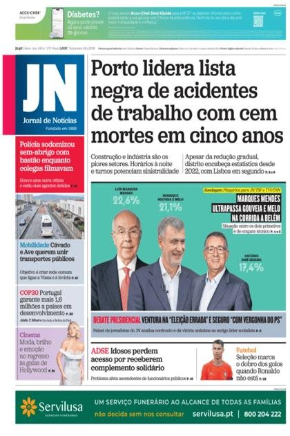 Jornal de Notícias – 18/11/2025