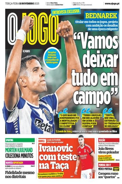 O Jogo – 18/11/2025