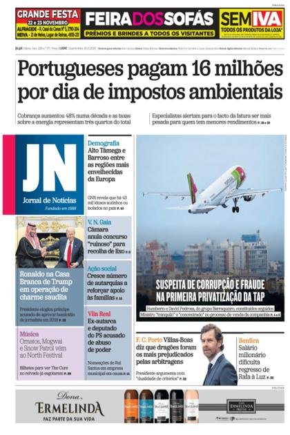 Jornal de Notícias – 19/11/2025