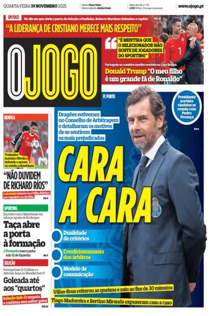 O Jogo – 19/11/2025