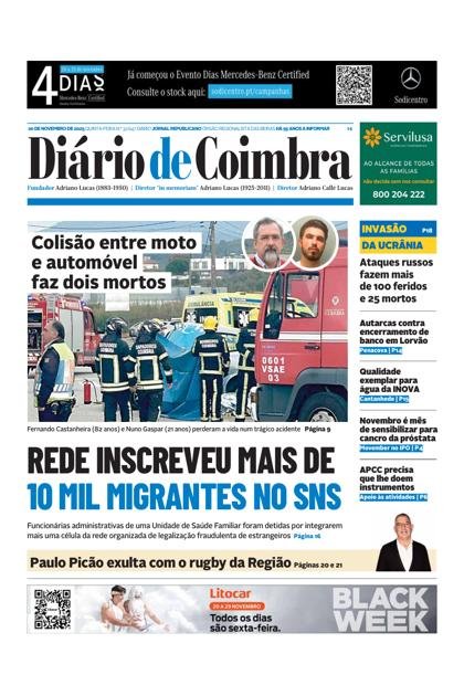 Diário de Coimbra – 20/11/2025