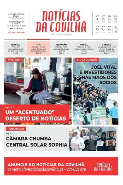 Notícias da Covilhã – 20/11/2025