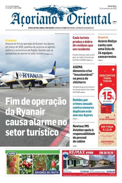 Açoriano Oriental – 21/11/2025