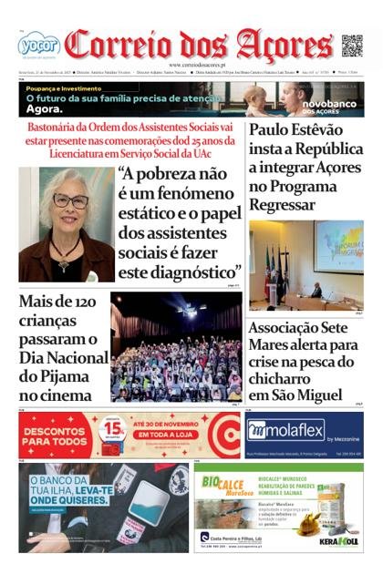 Correio dos Açores – 21/11/2025
