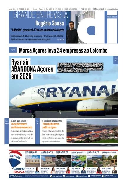 Diário Insular – 21/11/2025