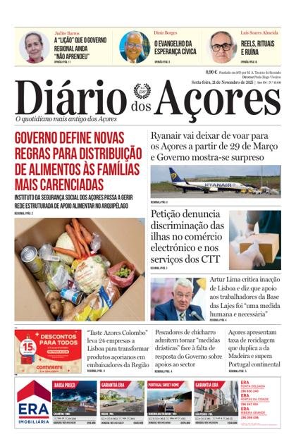 Diário dos Açores – 21/11/2025