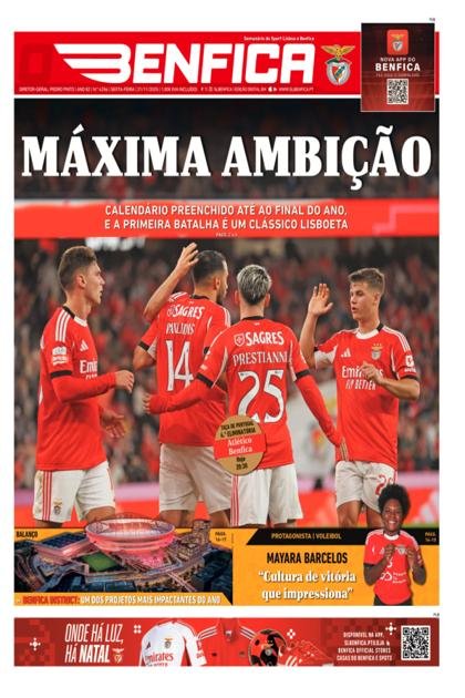 O Benfica – 21/11/2025