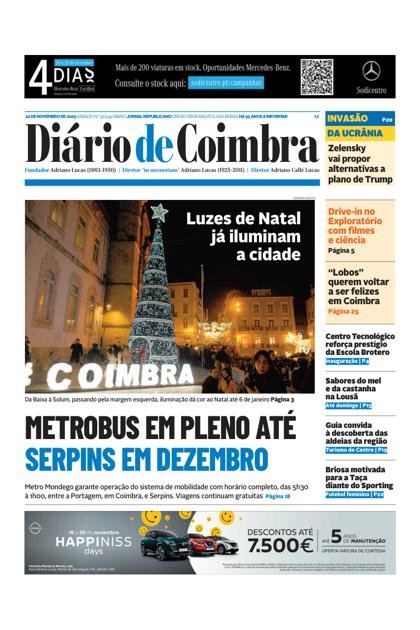 Diário de Coimbra – 22/11/2025