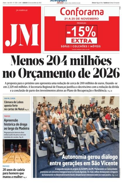 Jornal da Madeira – 22/11/2025