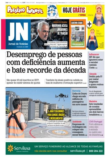 Jornal de Notícias – 22/11/2025