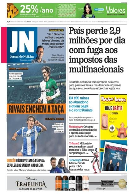 Jornal de Notícias – 23/11/2025