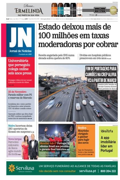 Jornal de Notícias – 25/11/2025