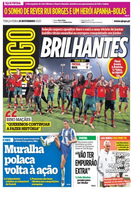 O Jogo – 25/11/2025