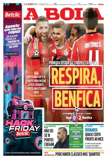 A Bola – 26/11/2025