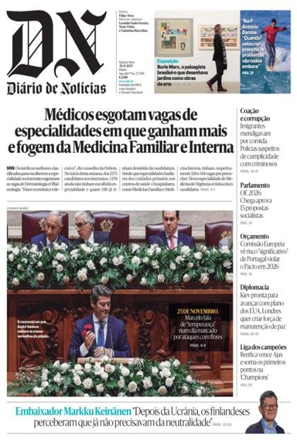 Diário de Notícias – 26/11/2025