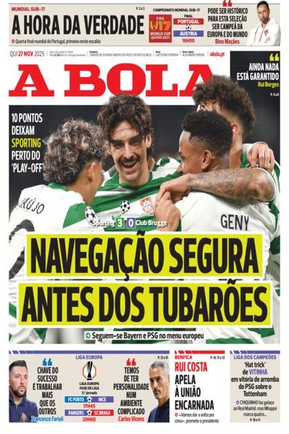 A Bola – 27/11/2025