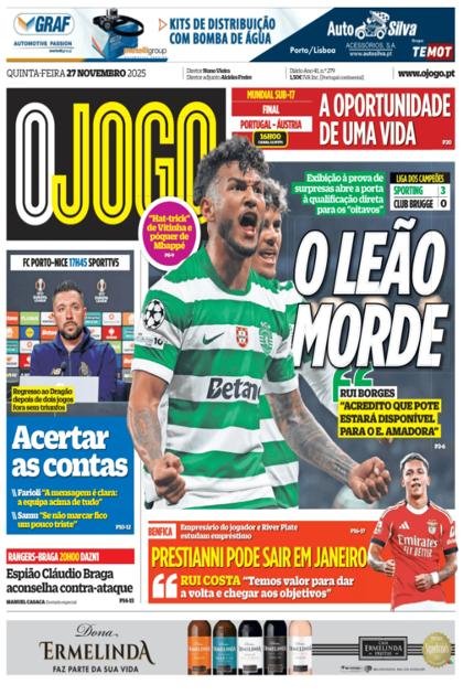 O Jogo – 27/11/2025